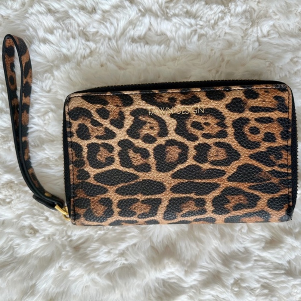 The Wallet - Leopard - Fawn Design